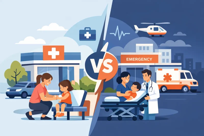 Urgent Care vs ER Kids: Where Should You Go?