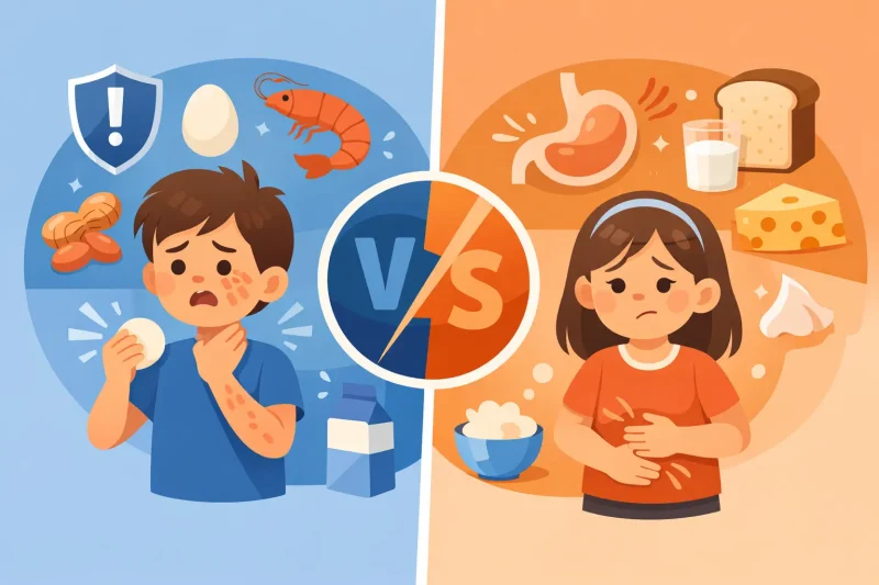 Food Allergy Versus Intolerance in Children