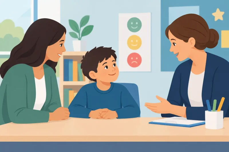A School Behavior Support Example for Families